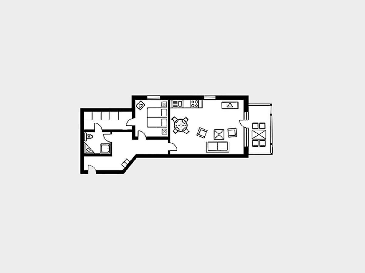 Strandvillen Binz - Ferienwohnung Mit Meerblick, 1 Schlafzimmer Und Balkon Sv-759 Екстер'єр фото